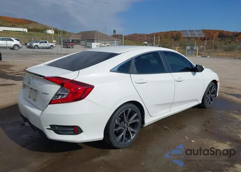 2019 Honda Civic Sport from USA, damaged, VIN 2HGFC2F84KH557097